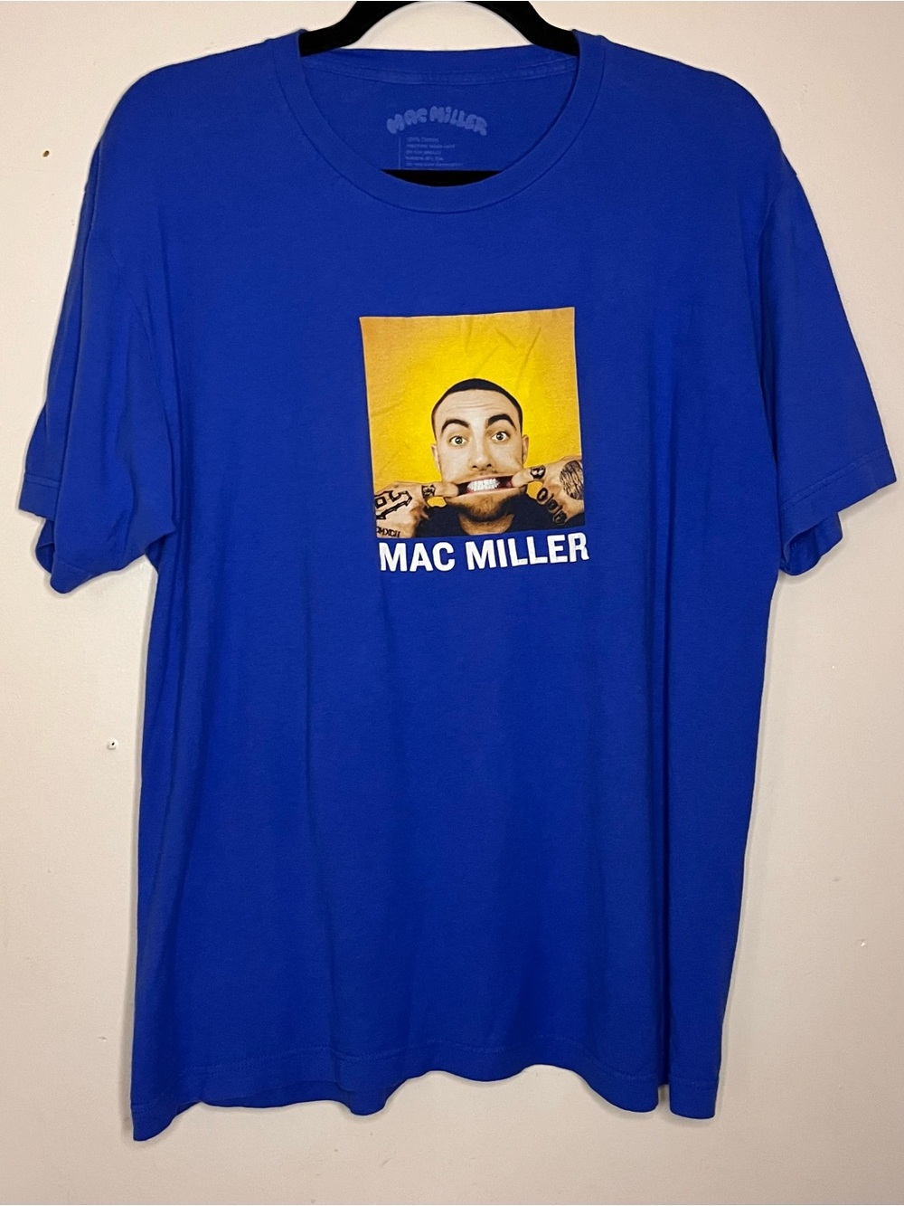 Mac Miller Graphic Short-Sleeve Tee in Royal Blue